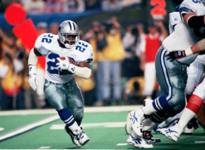 Dallas running back great Emmitt Smith demonstrated the importance of the running back in a memorable Super Bowl win